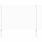 Vidaxl hek met paal zilver 1,6 x 25 m staal