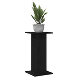 Vidaxl plantenstandaard 2 pcs zwart eiken 30 x 30 x 60 cm bewerkt hout