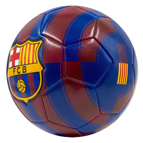 Ballon de football autres marques Barcelone taille 5 bleu rouge