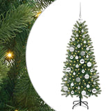 Vidaxl kunstkerstboom met 150 led met standaard groen 120 cm pe en pvc