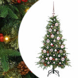 Vidaxl kunstmatige inklapbare kerstboom groen 120 cm pe en pvc