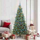 Vidaxl kunstmatige inklapbare kerstboom groen 180 cm pe en pvc