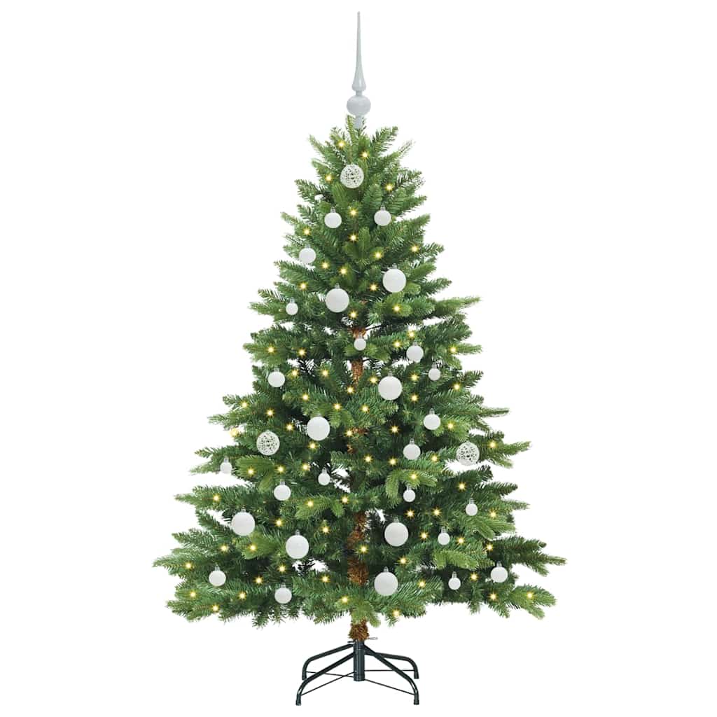 Vidaxl kunstkerstboom met 150 led met standaard groen 150 cm pe en pvc