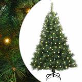 Vidaxl kunstkerstboom met 150 led met standaard groen 120 cm pe en pvc