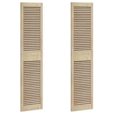Vidaxl kastdeur 2 pcs naturel 170 x 2,1 x 39,5 cm massief grenenhout