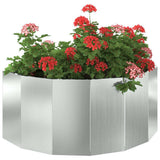 Vidaxl plantenbak zilver 90 x 45 x 35 cm gegalvaniseerd staal