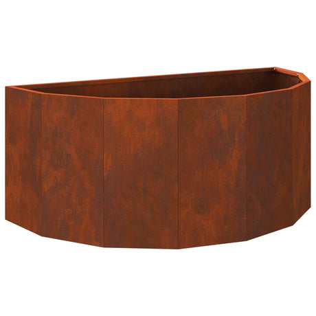Vidaxl plantenbak roestig 90 x 45 x 35 cm cortenstaal