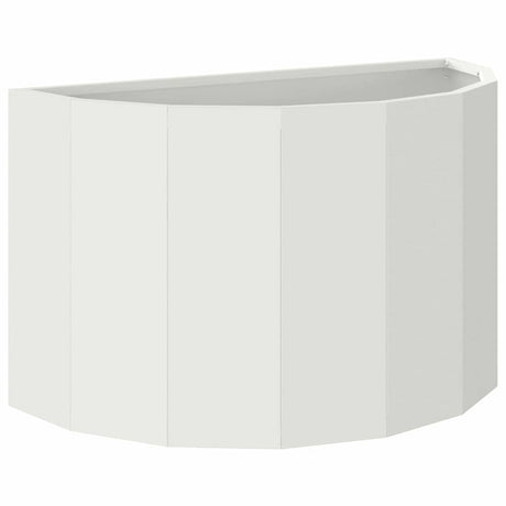 Vidaxl plantenbak wit 60 x 30 x 35 cm staal