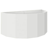 Vidaxl plantenbak wit 120 x 60 x 50 cm staal