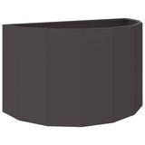 Vidaxl plantenbak zwart 90 x 45 x 50 cm staal