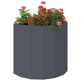 Vidaxl plantenbak antraciet 60 x 30 x 50 cm staal