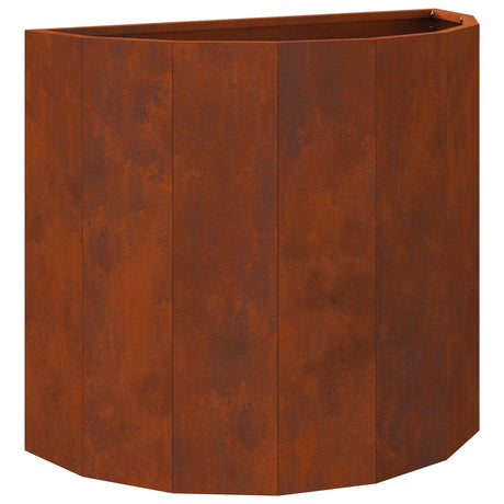 Vidaxl plantenbak roestig 60 x 30 x 50 cm cortenstaal