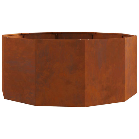 Vidaxl plantenbak roestig 120 x 120 x 50 cm cortenstaal