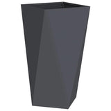 Vidaxl plantenbak antraciet 40 x 40 x 75 cm staal