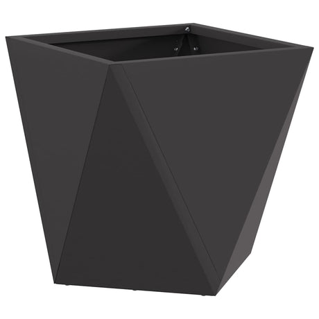 Vidaxl plantenbak zwart 30 x 30 x 30 cm staal
