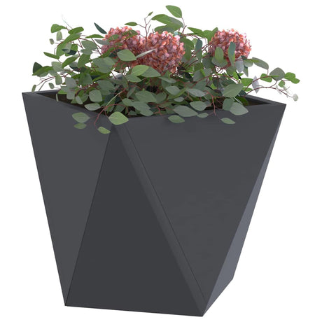 Vidaxl plantenbak antraciet 30 x 30 x 30 cm staal