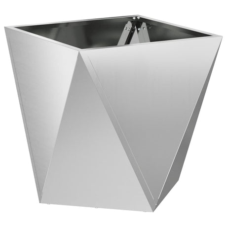Vidaxl plantenbak zilver 40 x 40 x 40 cm gegalvaniseerd staal