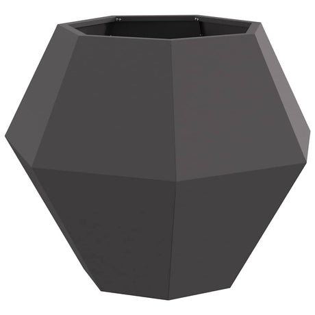 Vidaxl plantenbak zwart 75 x 75 x 60 cm staal