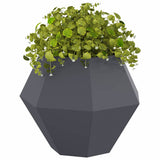Vidaxl plantenbak antraciet 75 x 75 x 60 cm staal