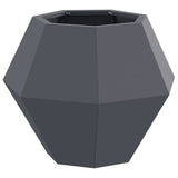 Vidaxl plantenbak antraciet 50 x 50 x 40 cm staal