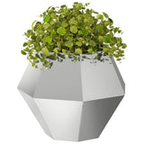 Vidaxl plantenbak 2 pcs zilver 50 x 50 x 40 cm gegalvaniseerd staal