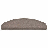 Vidaxl trapmatten zelfklevend 30 stuks 65x21x4 cm beige halfrond groot