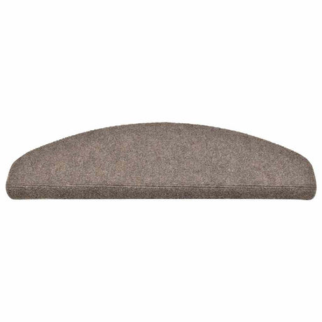 Vidaxl trapmatten zelfklevend 30 stuks 65x21x4 cm beige halfrond groot