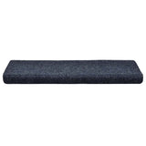 Vidaxl trapmatten zelfklevend 30 stuks 65x21x4 cm blauw rechthoekige rand