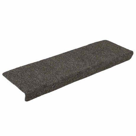 Vidaxl trapmatten zelfklevend 30 stuks 65x21x4 cm antraciet rechthoekige rand