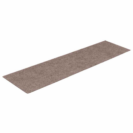 Vidaxl trapmatten zelfklevend 30 stuks 76x20 cm lichtbruin rechthoekig