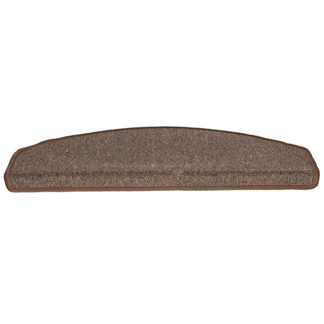 Vidaxl trapmatten 20 st 65x24x4 cm koffiebruin halfrond groot