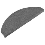 Vidaxl trapmatten zelfklevend 20 st 65x22,5x3,5 cm grijs