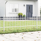 Vidaxl tuinhek 3 pcs wit 170 x 140 cm gepoedercoat staal