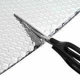 Vidaxl radiatorfolie zilver 5 x 1 m polyetheen
