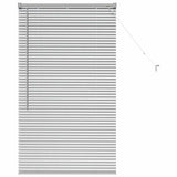 Vidaxl venetiaanse jaloezieën zilver 130 x 80 cm aluminium