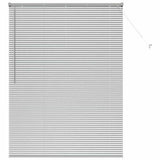 Vidaxl venetiaanse jaloezieën zilver 175 x 130 cm aluminium