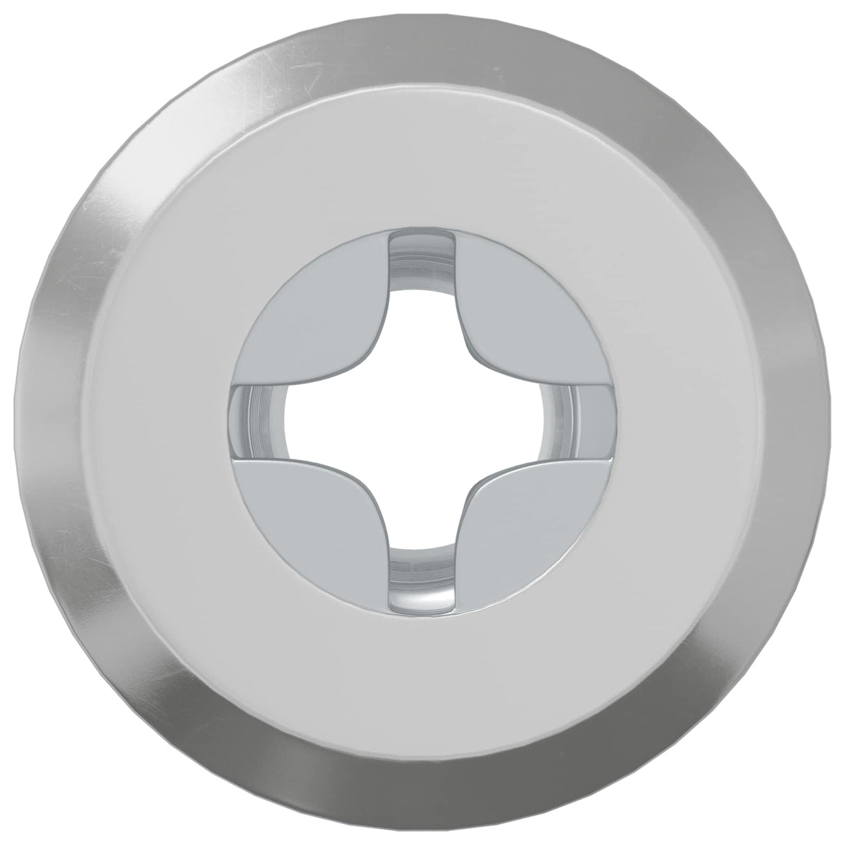 Vidaxl slotmoer 2857 pcs zilver staal