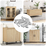 Vidaxl vergrendelingsschroef 2647 pcs zilver staal