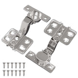 Vidaxl scharnier 2 pcs nikkel 85 x 52,5 x 9,5 mm ijzer