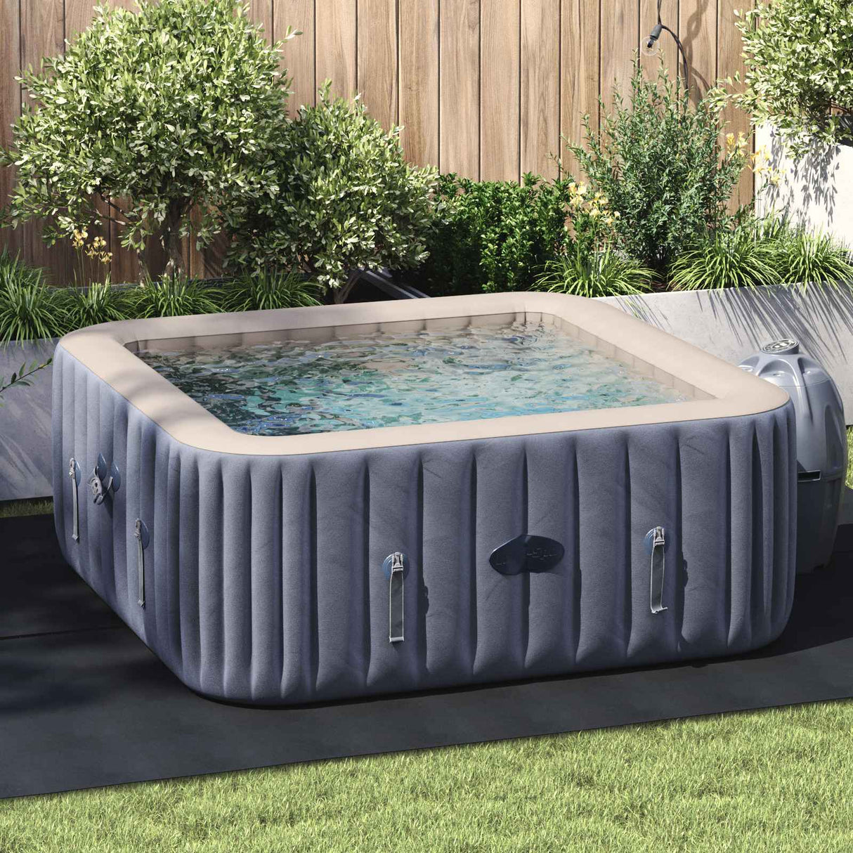 Vidaxl zwembad grondzeil zwart 300 x 220 x 0,1 cm niet-geweven stof