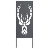 Vidaxl tuin privacy screen antraciet 50 x 140 cm koudgewalst staal