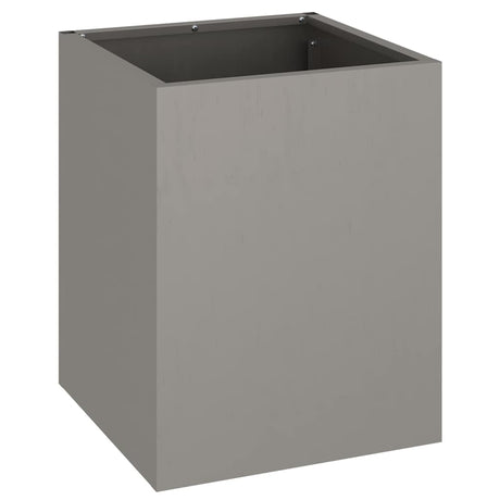Vidaxl tuin bloempot cortenstaal 32 x 32 x 40 cm cortenstaal