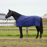 Vidaxl paardendeken donkergroen en zwart 85 cm polyester