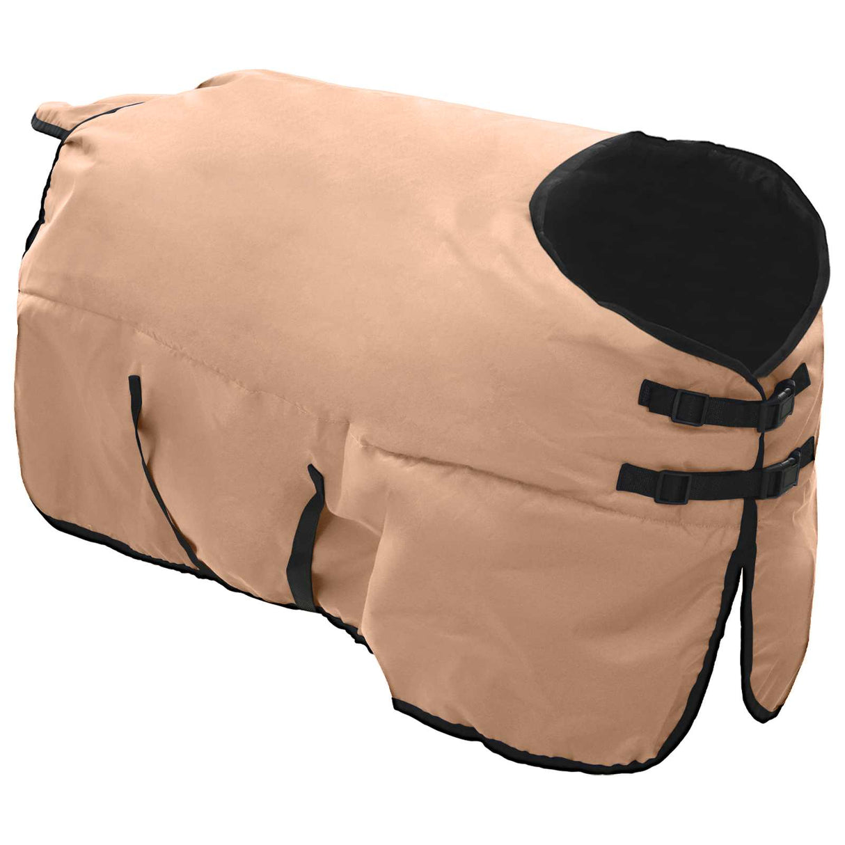 Vidaxl paardendeken cappuccino 105 cm polyester