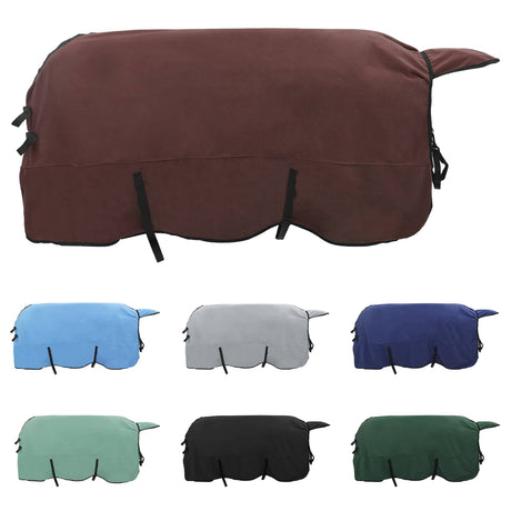Vidaxl paardendeken volledig donkerbruin polyester