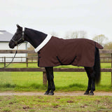 Vidaxl paardendeken volledig donkerbruin 75 cm polar fleece