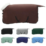 Vidaxl paardendeken volledig donkerbruin 75 cm polar fleece