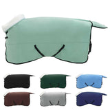 Vidaxl paardendeken volledig donkergroen 145 cm polar fleece