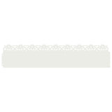 Vidaxl gazonranden 20 pcs wit 103 x 0,05 x 22 cm staal