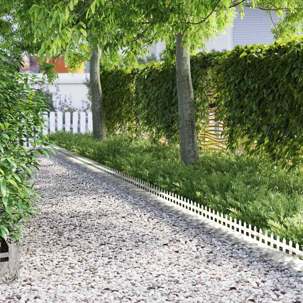 Vidaxl gazonranden 20 pcs zilver 103 x 0,05 x 22 cm